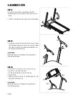 Preview for 6 page of Trojan MARATHON 200 Care Instructions And Assembly Manual