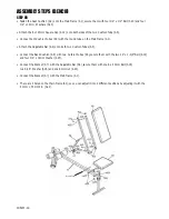 Preview for 14 page of Trojan OLYMPIAD 300 Care Instructions And Assembly Manual