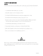 Preview for 3 page of Trojan PULSER 500 Care Instructions And Assembly Manual