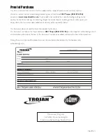 Preview for 21 page of Trojan PULSER 500 Care Instructions And Assembly Manual