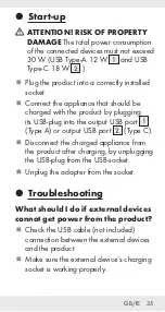 Preview for 34 page of Tronic 377473 2101 Operation And Safety Notes