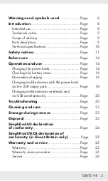 Preview for 5 page of Tronic 388710 2101 Operation And Safety Notes