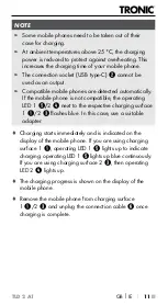 Preview for 14 page of Tronic 398128 2107 Operating Instructions Manual