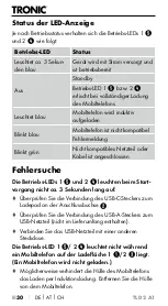 Preview for 33 page of Tronic 398128 2107 Operating Instructions Manual