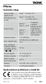 Preview for 98 page of Tronic 398128 2107 Operating Instructions Manual