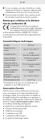 Preview for 25 page of Tronic 401253 2107 Operating Instructions And Safety Instructions