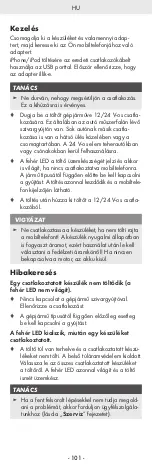 Preview for 103 page of Tronic 401253 2107 Operating Instructions And Safety Instructions