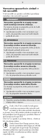 Preview for 109 page of Tronic 401253 2107 Operating Instructions And Safety Instructions