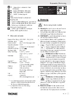 Preview for 21 page of Tronic T4X Operation And Safety Notes