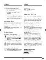 Preview for 31 page of Tronic TSW 300 A1 Operating Instructions Manual