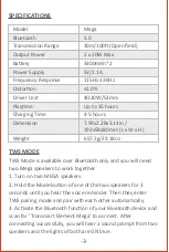 Preview for 5 page of Tronsmart Element Mega Bluetooth User Manual