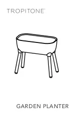 tropitone GARDEN PLANTER Assembly Instructions preview