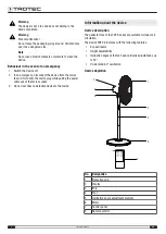 Preview for 4 page of Trotec 1050000214 Operating Manual