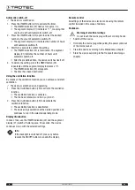 Preview for 10 page of Trotec 1050000214 Operating Manual