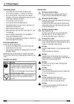 Preview for 4 page of Trotec TFC 21 E Operating Manual