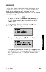 Preview for 119 page of Troxler NTO 4730 Manual Of Operation And Instruction