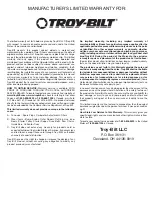 Preview for 18 page of Troy-Bild TB4BP EC Operator'S Manual