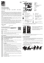 TRU Components 2144015 Operating Instructions Manual preview