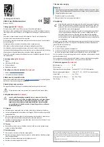 Preview for 4 page of TRU Components 2368701 Important Information