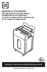 Preview for 7 page of TRU RED TR-NMC100AFA Operator'S Manual