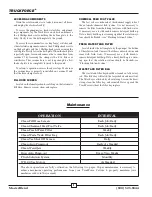 Preview for 5 page of TruckForce 1200 Operating And Maintenance Manual