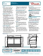 Preview for 2 page of True TCGG-60 Specifications