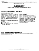 Preview for 4 page of True TDBD-72-4 Installation Manual