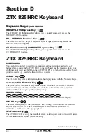 Preview for 62 page of True ZTX 825 Owner'S Manual