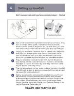 Preview for 4 page of trueCall Telephone Sytem Unit Getting Started Manual