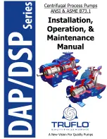 Preview for 1 page of truflo DAP Series Installation, Operation & Maintenance Manual