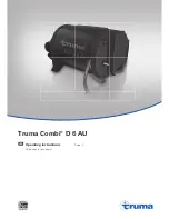 Preview for 1 page of Truma Combi D 6 AU Operating Instructions Manual