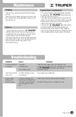 Preview for 9 page of Truper 101509 Manual