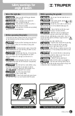 Preview for 15 page of Truper 13870 Manual