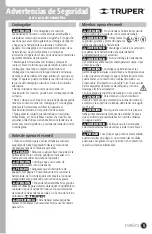 Preview for 5 page of Truper 16871 Manual