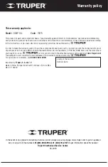 Preview for 16 page of Truper COMP-10L Manual