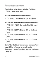 Preview for 4 page of TruVision TVD-6101 Installation Manual