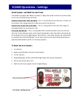 Preview for 19 page of Truweld Equipment TWE - SC2402 Operation Manual