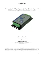 Preview for 1 page of Trycom Technology TRP-C28 User Manual