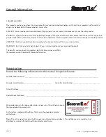 Preview for 4 page of Trynex International SnowEx SP-125 Owner'S/Operator'S Manual