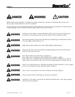 Preview for 5 page of Trynex International SnowEx SP-125 Owner'S/Operator'S Manual