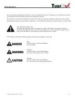 Preview for 3 page of Trynex TurfEx TS85SS Owner'S/Operator'S Manual