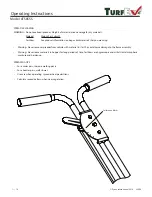 Preview for 16 page of Trynex TurfEx TS85SS Owner'S/Operator'S Manual