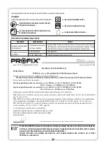 Preview for 29 page of Tryton TXV14LK2 Operating Instruction