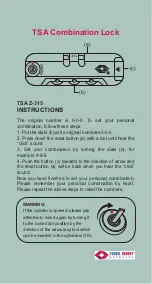 Preview for 2 page of TSA Z-315 Instructions