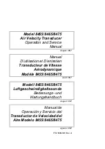 TSI Incorporated 8455 Operation And Service Manual preview