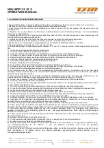 Preview for 51 page of TSM WILLMOP 35 Original Instructions Manual