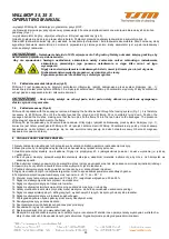 Preview for 93 page of TSM WILLMOP 35 Original Instructions Manual