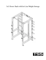 Preview for 1 page of TSS 3x3 Power Rack with In-Line Weight Storage Assembly Instructions Manual