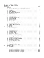 Preview for 3 page of Tsurumi Pump TE3 Series Operation, Service And Repair Manual