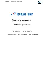 Tsurumi Pump TPG-3000HM Service Manual preview